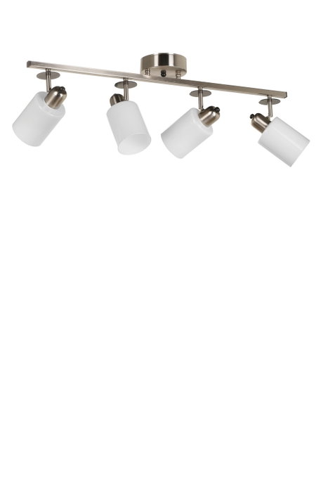 Opviq Nomi 4 Lü Lámpara de Araña Blanca con Vidrio Opviq Nomi 4 Lü Lámpara de Araña Blanca con Vidrio
